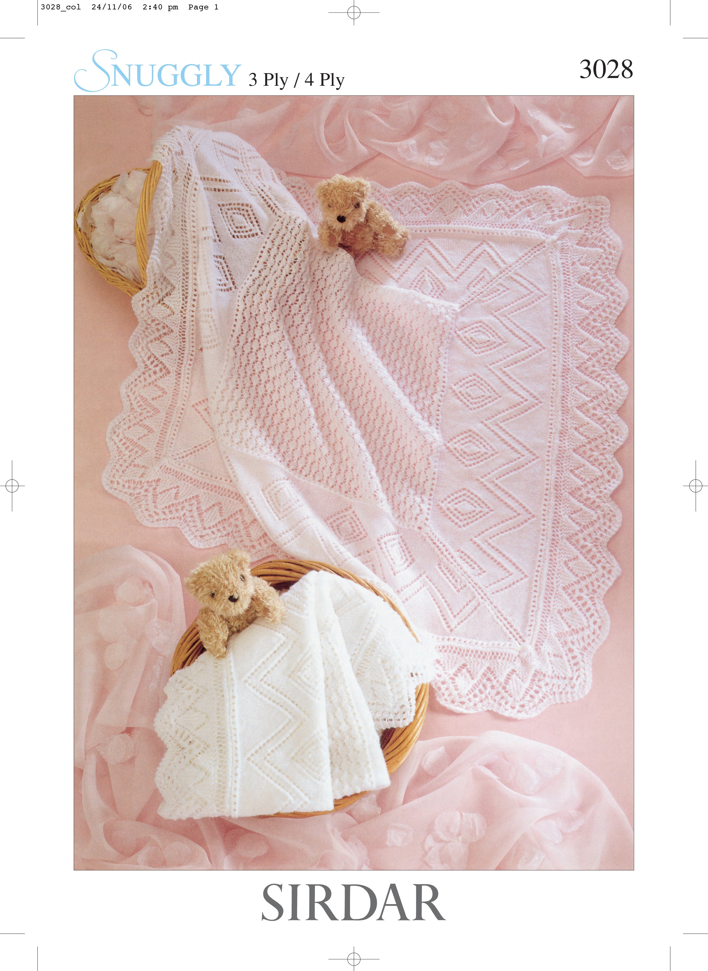 Sirdar Snuggly 3PLY and 4 PLY Pattern 3028 Shawl – Pack Lane Wool