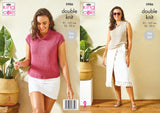 King Cole Knitting Pattern: 5986 Linendale Ladies Tops 81-86cm - 122-127cm