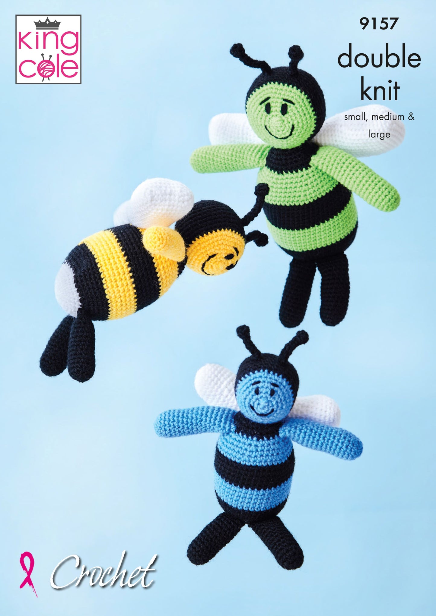 King Cole: 9157 DK Amigurumi Crochet Bees