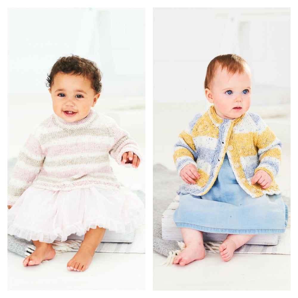 Pattern: Bambino Prints DK: 9747 Sweater Or Cardigan