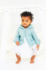 Stylecraft: 9996 Baby Sparkle DK Unicorn Or Flower Jacket Birth - 5 Yrs