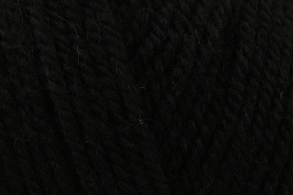 James C Brett Croftland Aran Black A212 - 200g