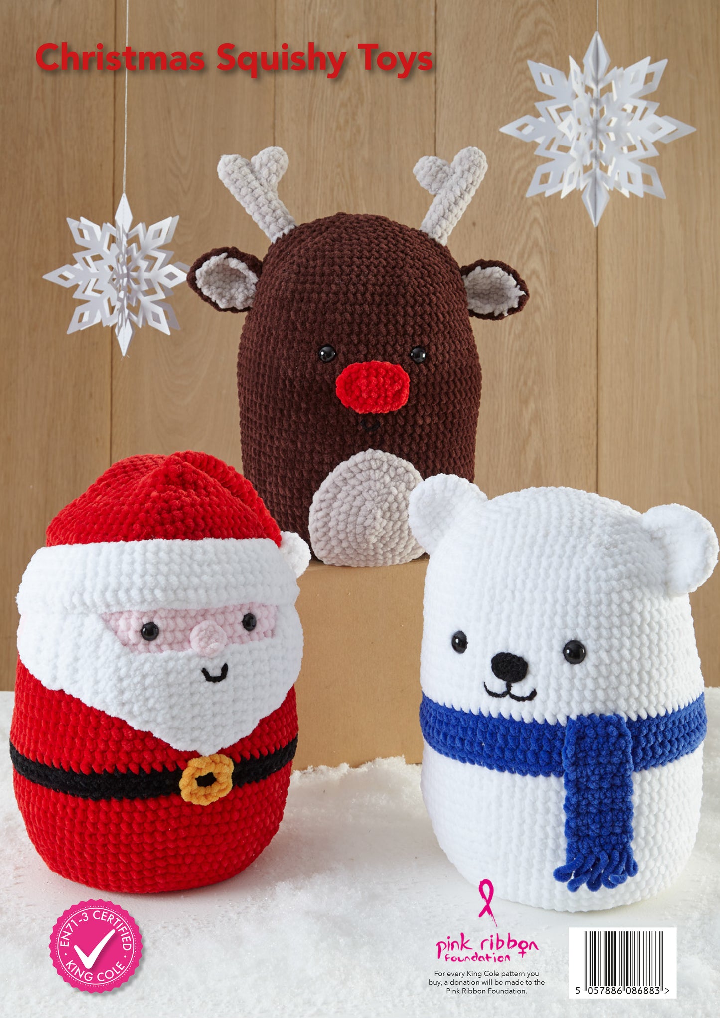 King Cole Christmas Crochet Book 9 by Zoe Halstead Booklet
