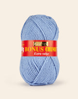 Thursday Twenty 15.10.26 610 Cornflower Bonus Chunky x 10 Balls With Pattern