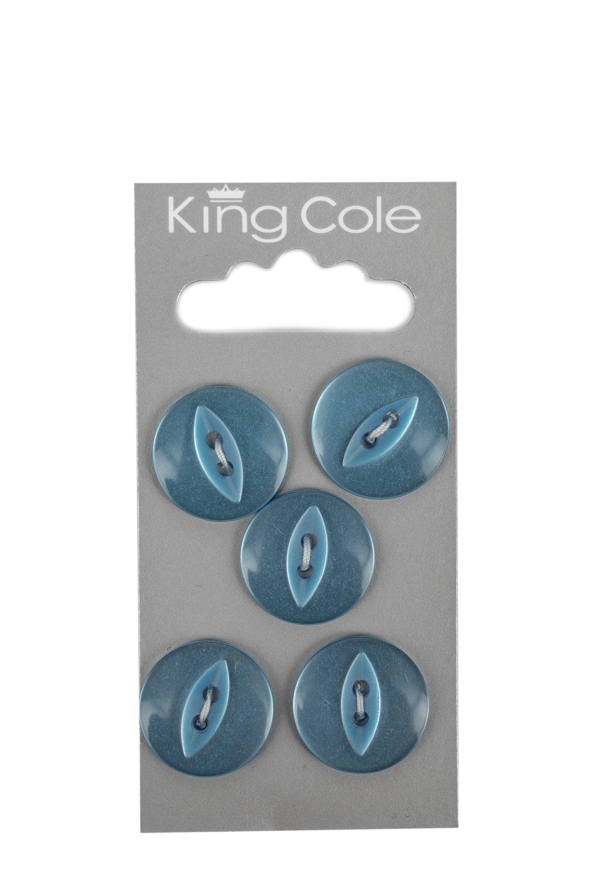 BUT072 Fisheyed Buttons Blue Large