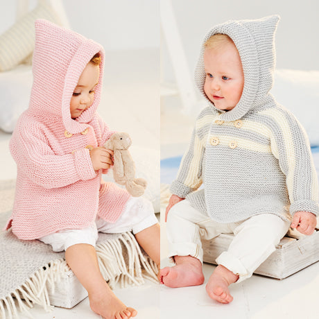 Stylecraft 9502 Garter Stitch Jacket Birth - 3 years