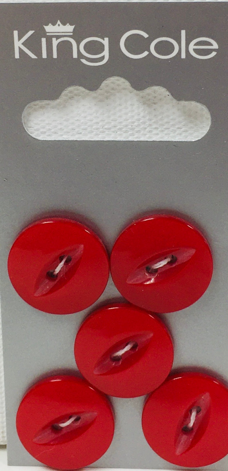 BUT059 Fisheyed Buttons Red Large