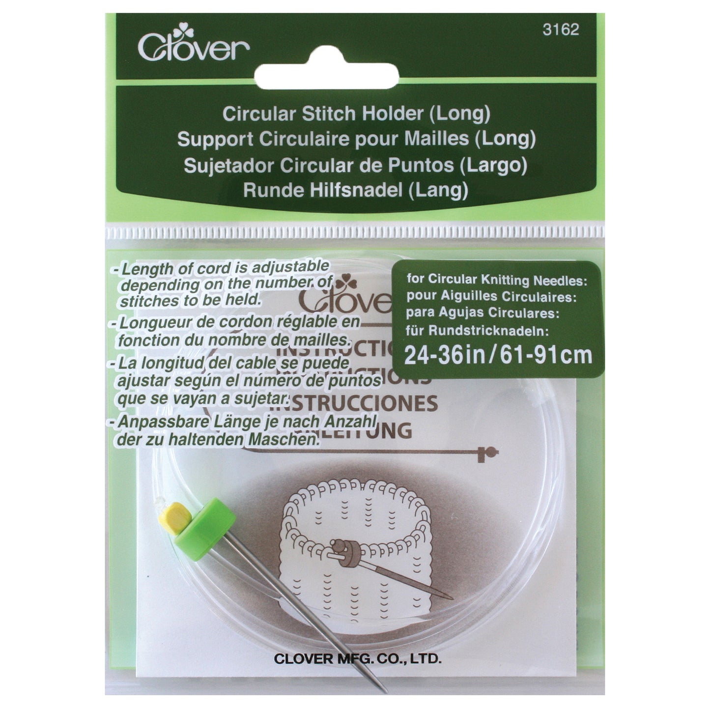 Clover Circular Stitch Holder (Long)