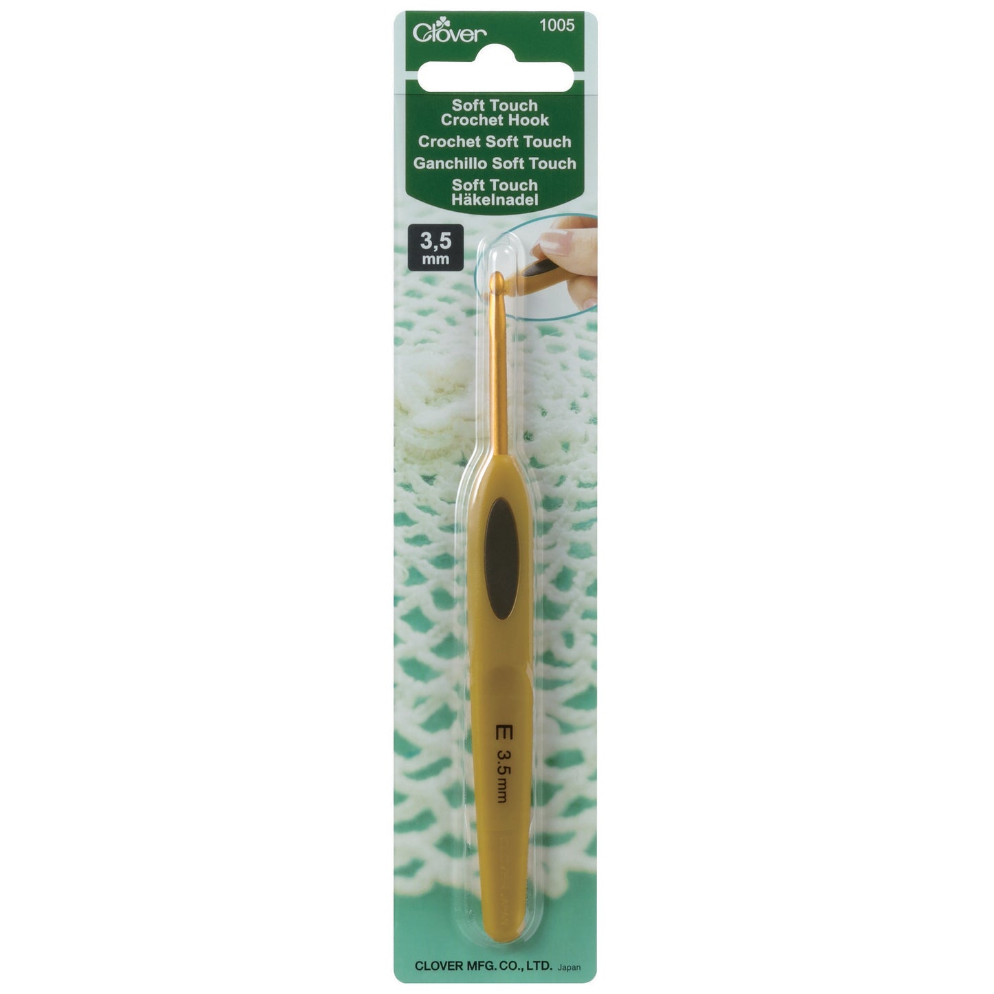 Clover Crochet Hook Soft Touch 3.50mm