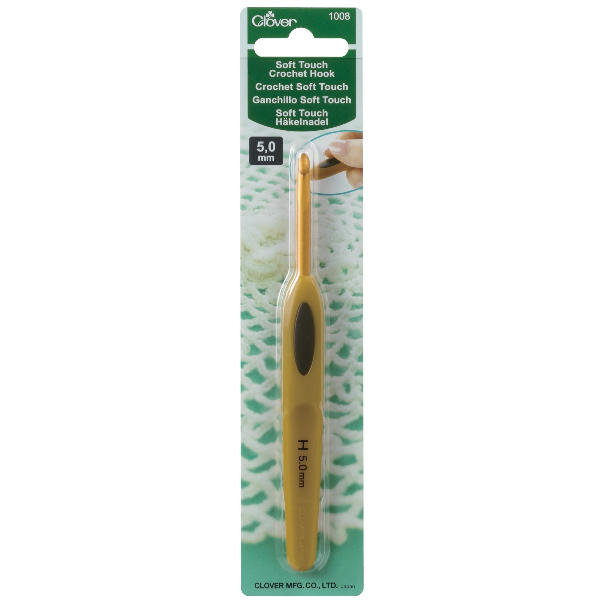 Clover Crochet Hook Soft Touch 5.00mm