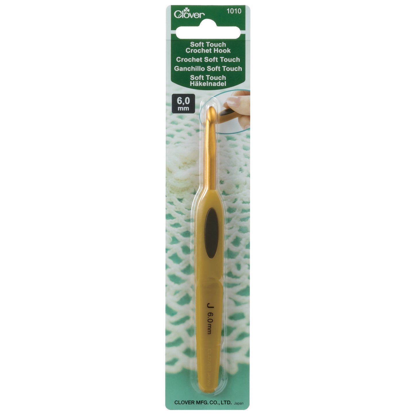 Clover Crochet Hook Soft Touch 6.00mm