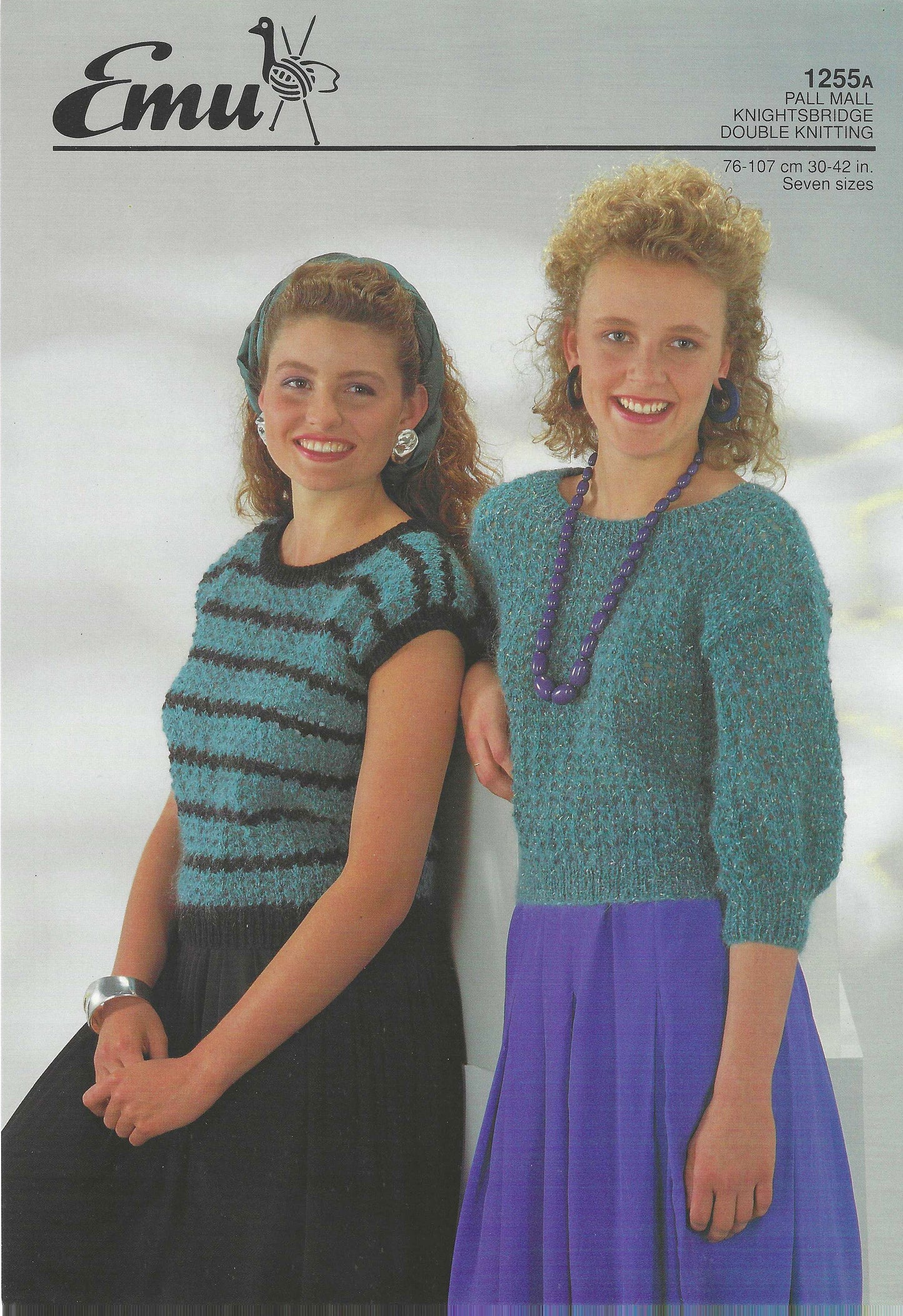 Emu Knitting Pattern 1255 Lacy Sweater Or Top (Downloadable PDF)