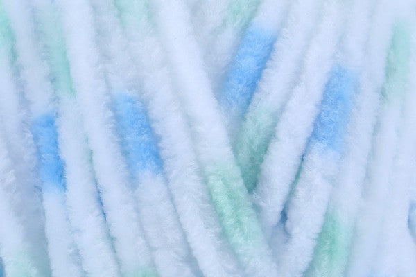 James C Brett Flutterby Chunky Blue Mint Spot B8 - 100g