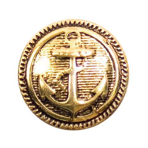 Buttons: Metal: 15mm: Gold
