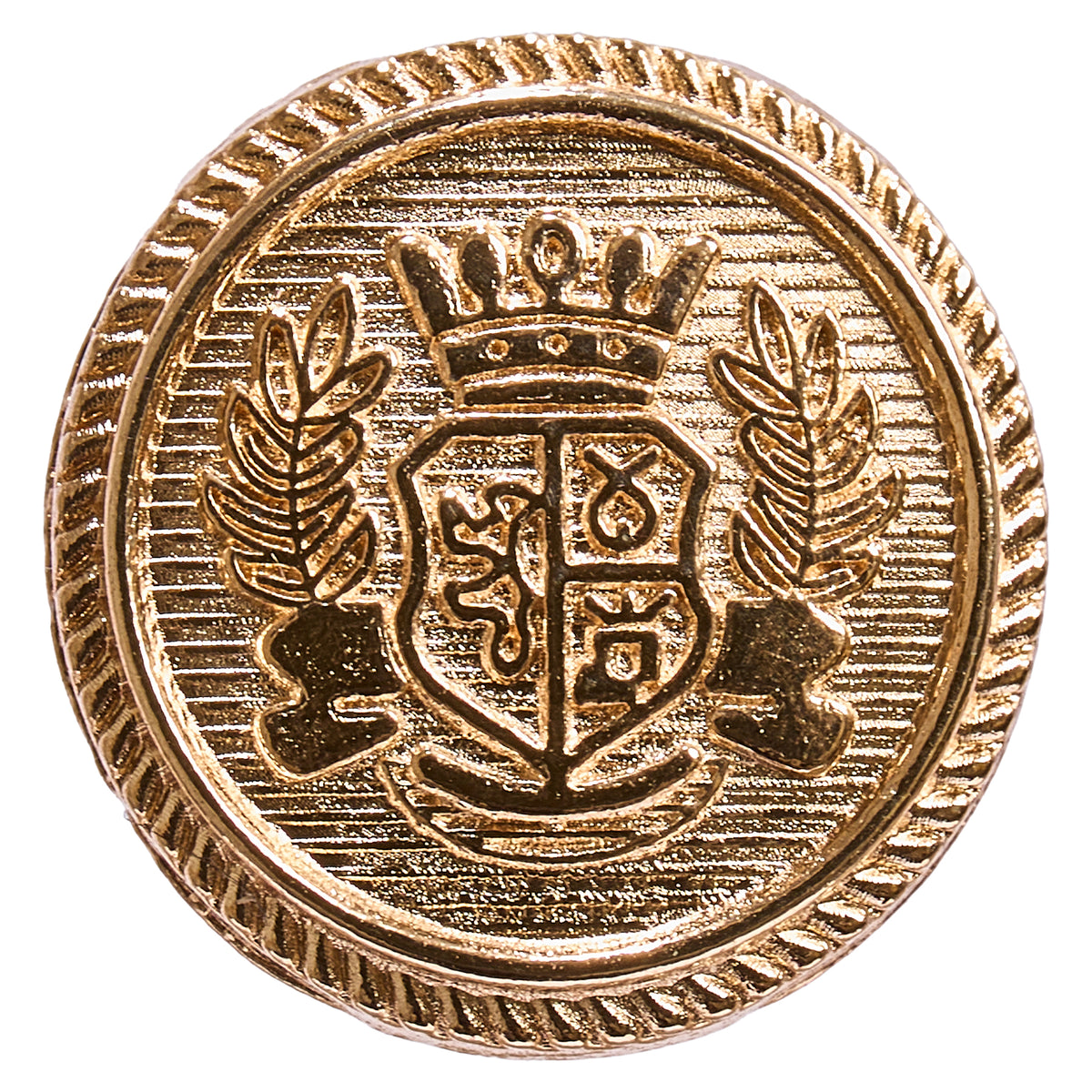 Buttons: Metal: 15mm: Dark Gold