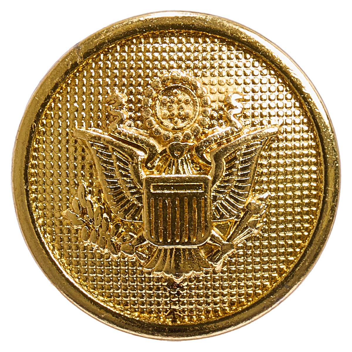 Buttons: Metal: 15mm: Gold