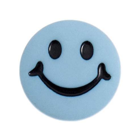 Smiley Face: 15mm: Blue