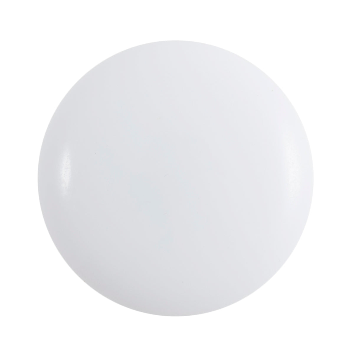 Buttons Plain: 23mm: Shiny White