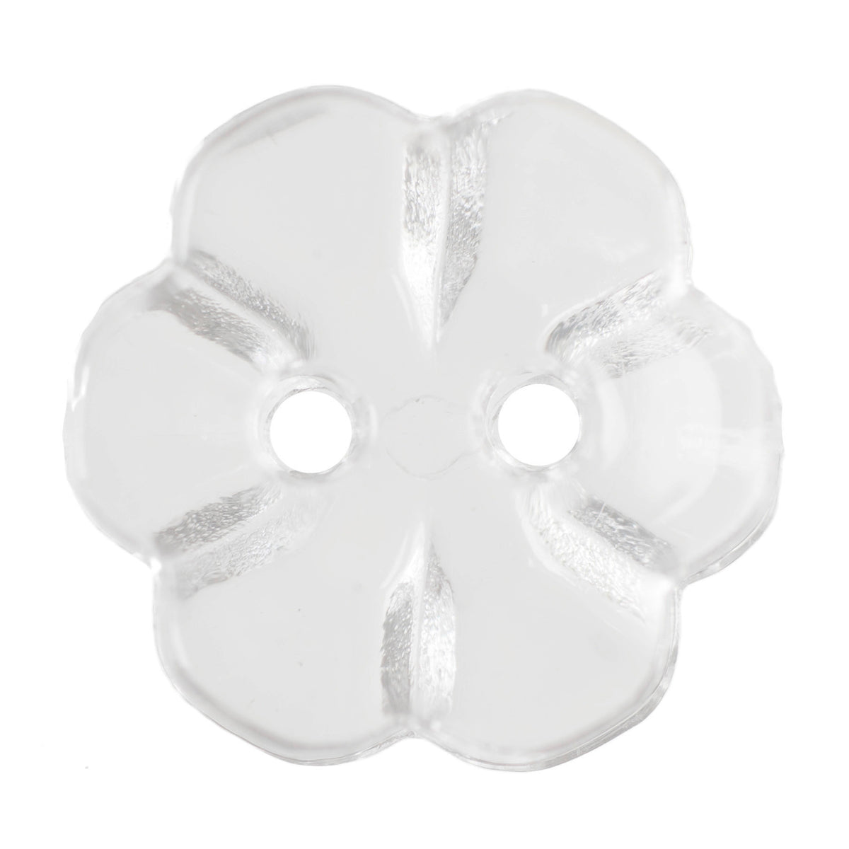 Six Petal Clear Flower 11mm Clear