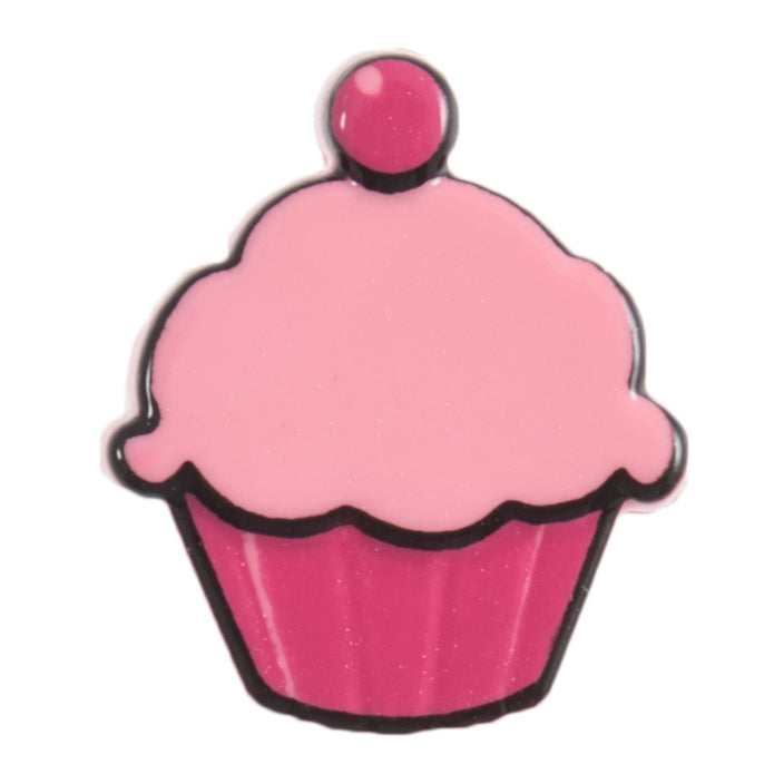 Cupcake Button 11mm Light Pink