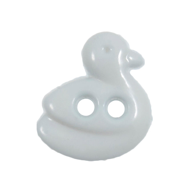 Duck Shaped Button 12mm Pale Blue