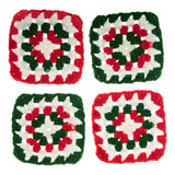 My First Crochet Kit Granny Square Festive Colours