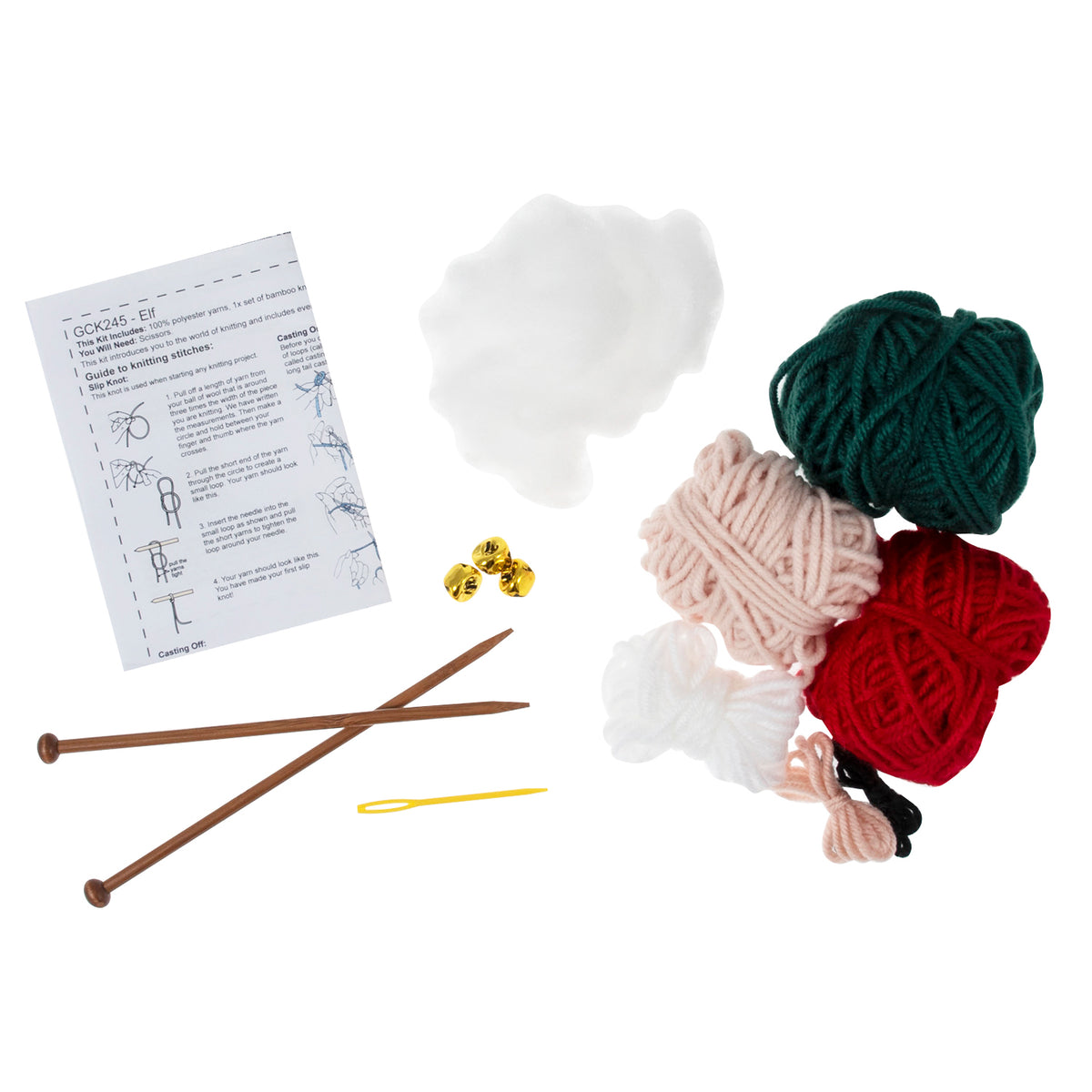 Elf Character Knitting Kit