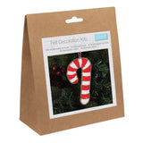Christmas Felt Decoration Kit : Beaded Candy Cane