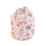 Round Drawstring Craft Bag - Knitty Sheep