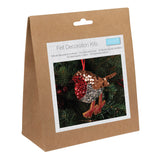 Christmas Felt Decoration Kit : Sequin Robin
