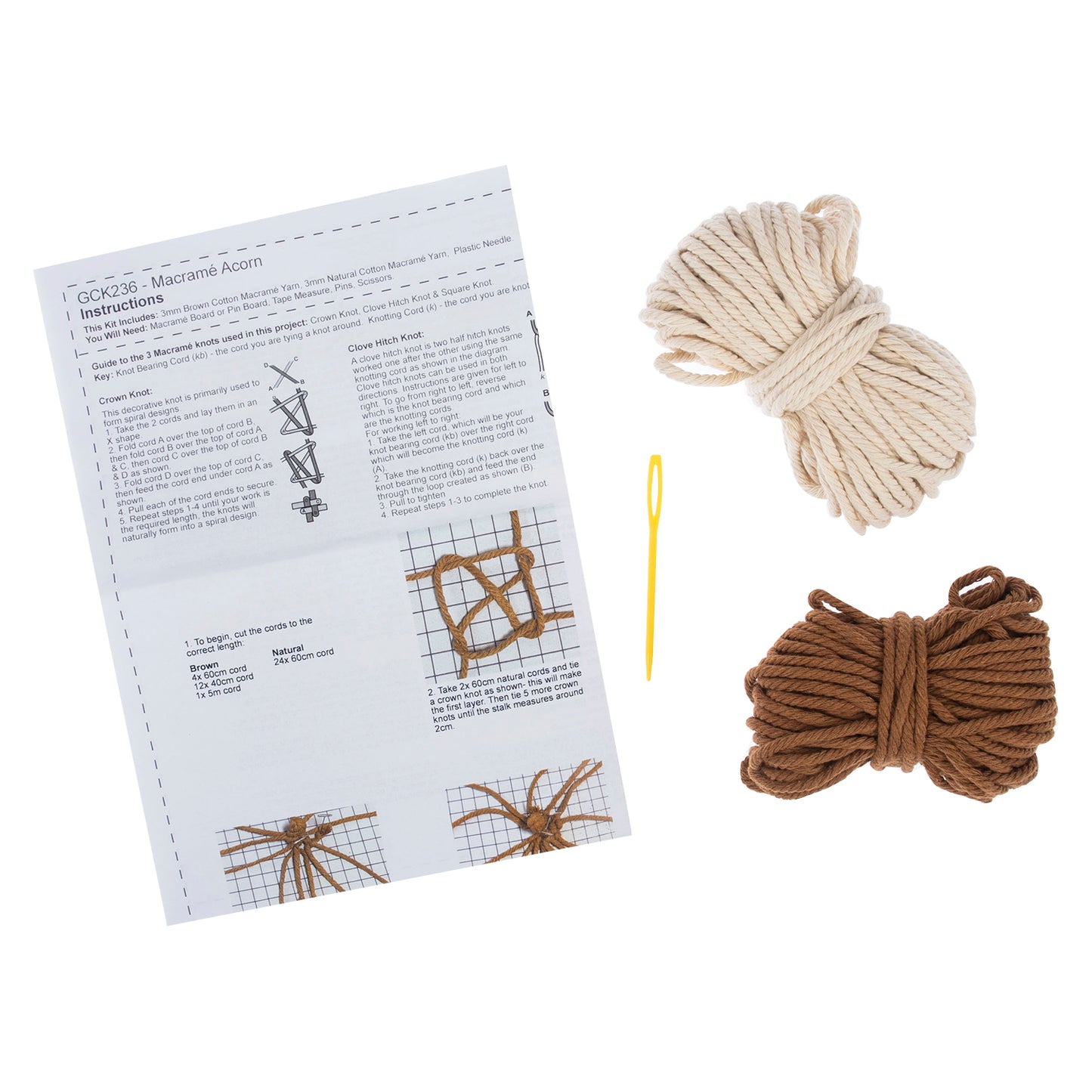 Macramé Kit: Acorn