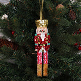 Christmas Felt Decoration Kit : Beaded Nutcracker