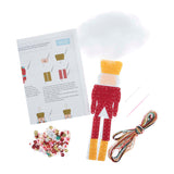 Christmas Felt Decoration Kit : Beaded Nutcracker