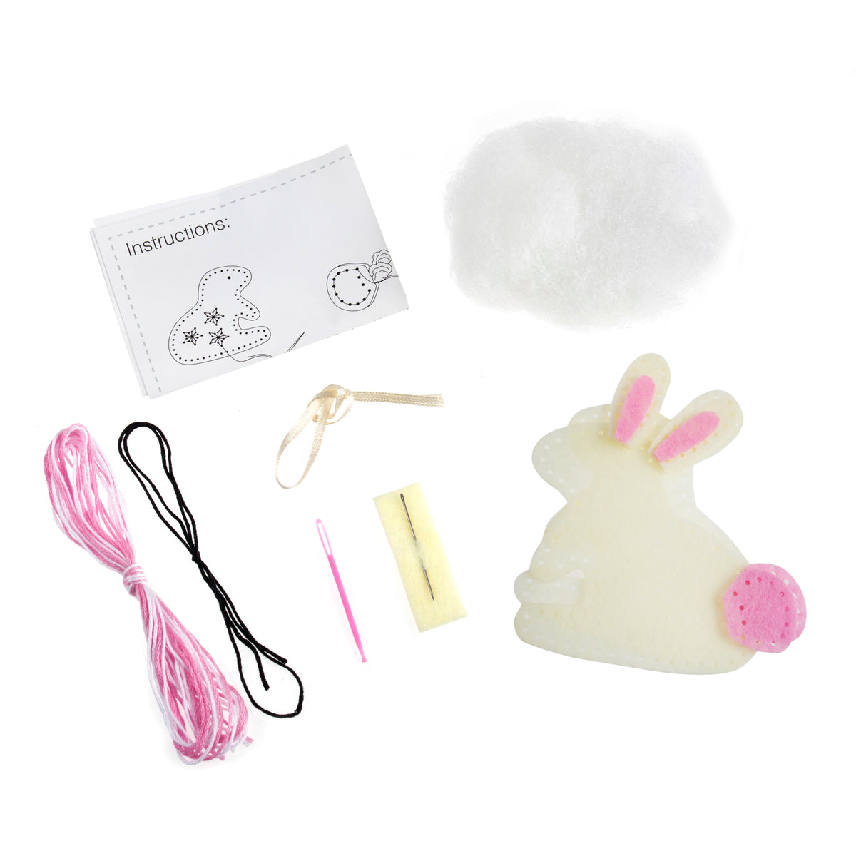 Felt Decoration - Bunny Kit