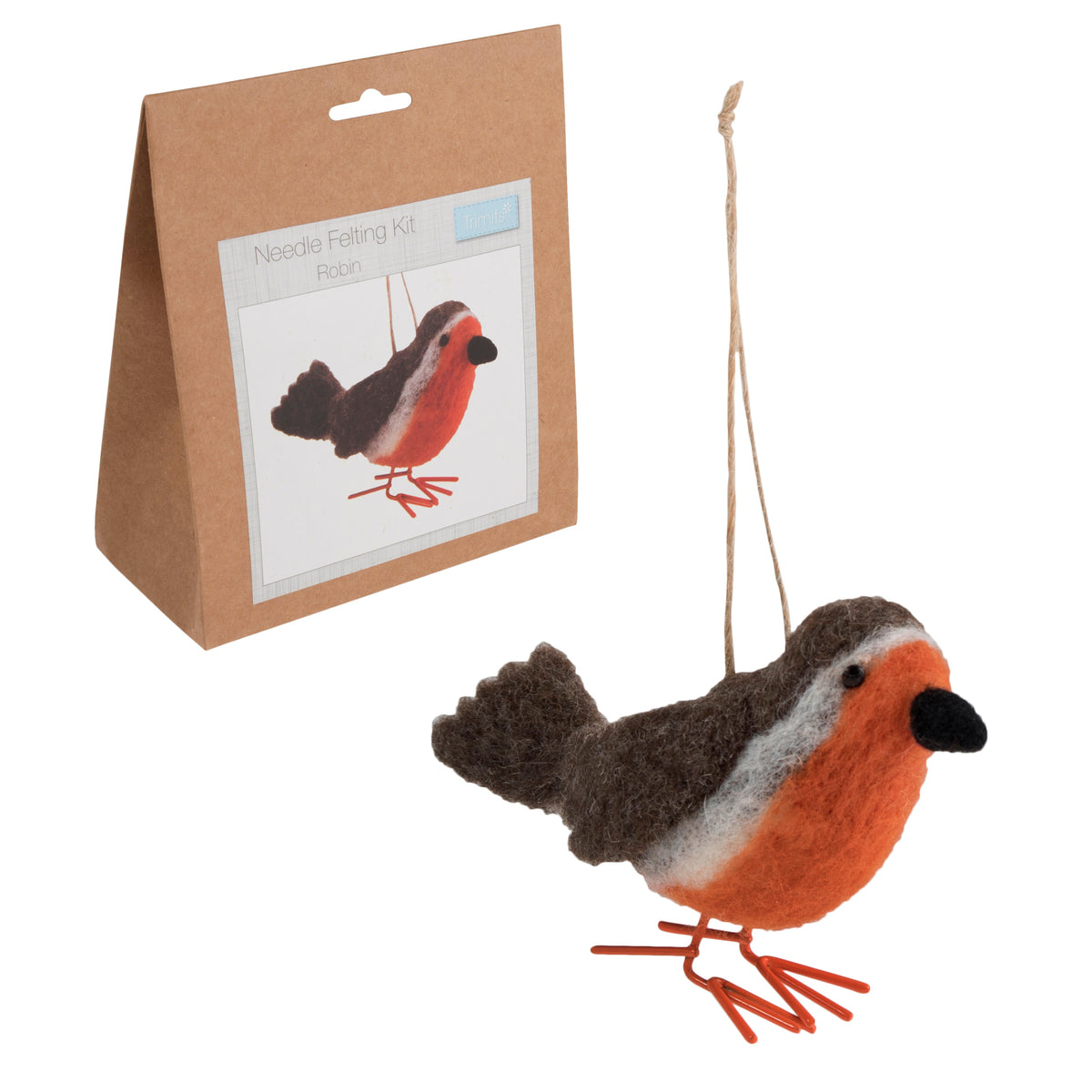 Needle Felting Kit - Robin