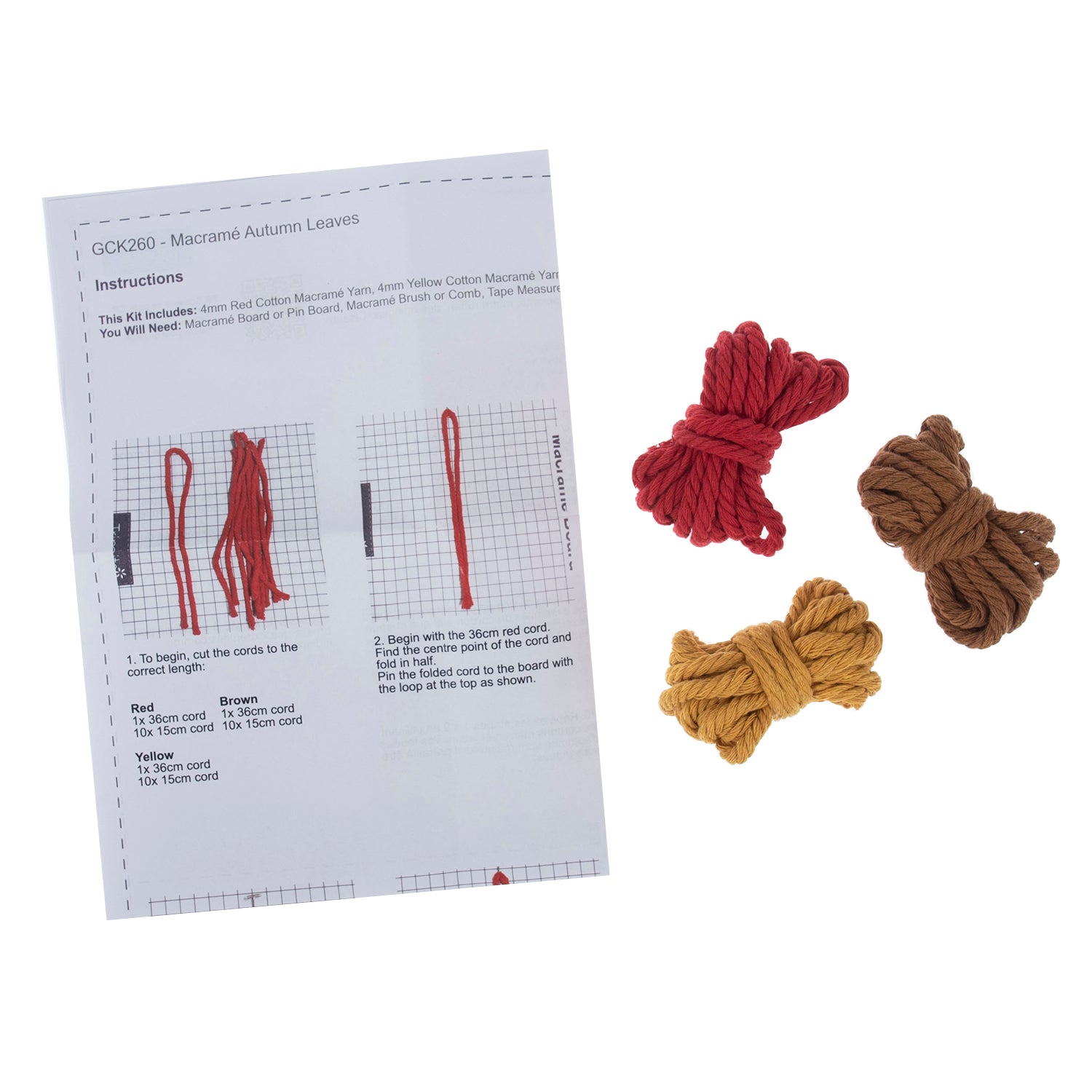Macramé Kit: Leaves