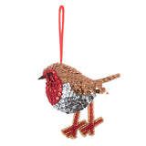 Christmas Felt Decoration Kit : Sequin Robin