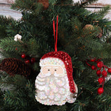 Christmas Felt Decoration Kit : Sequin Santa