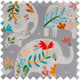 Sewing Box Wicker Oval Elephants