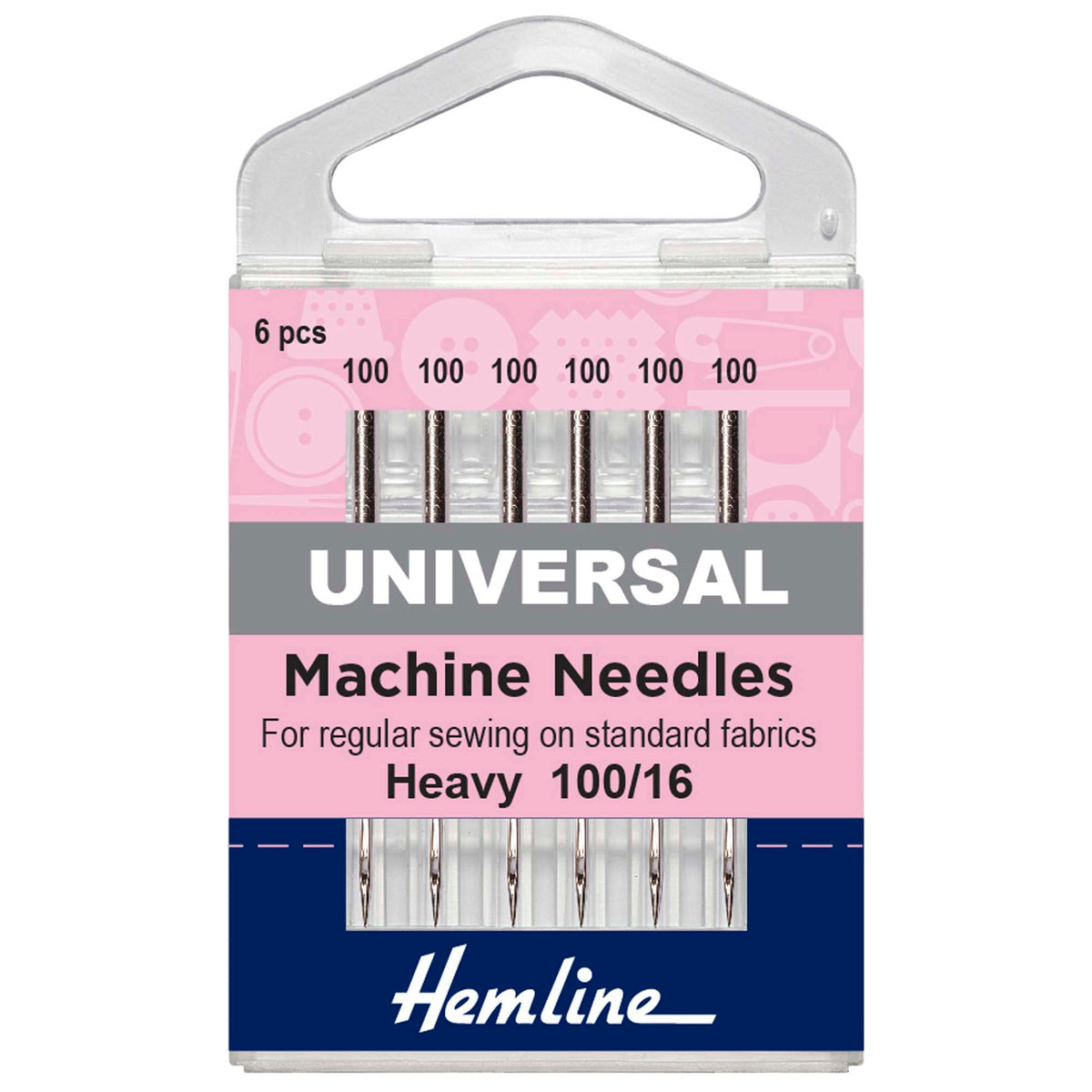Sewing Machine Needles: Universal: Heavy 100/16