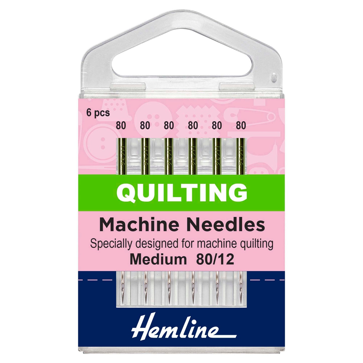 Sewing Machine Needles: Quilting: Medium 80/12