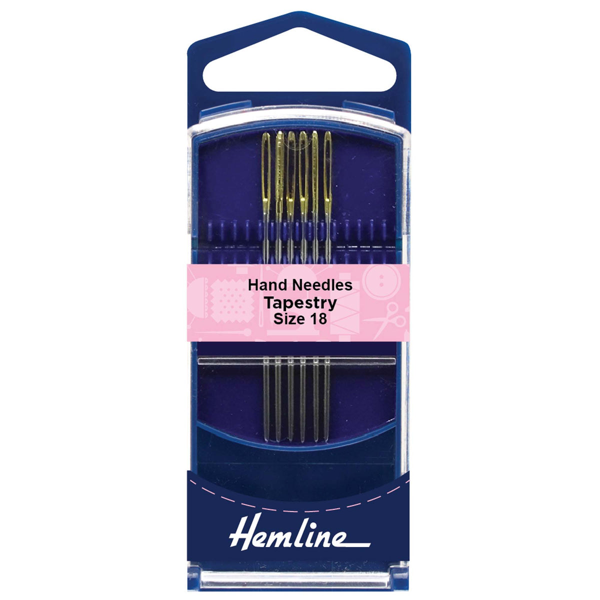 Hand Sewing Needles Gold Tip: Tapestry Size 18