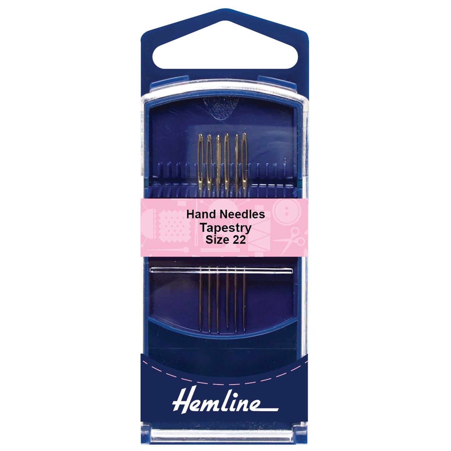 Hand Sewing Needles Gold Tip: Tapestry Size 22