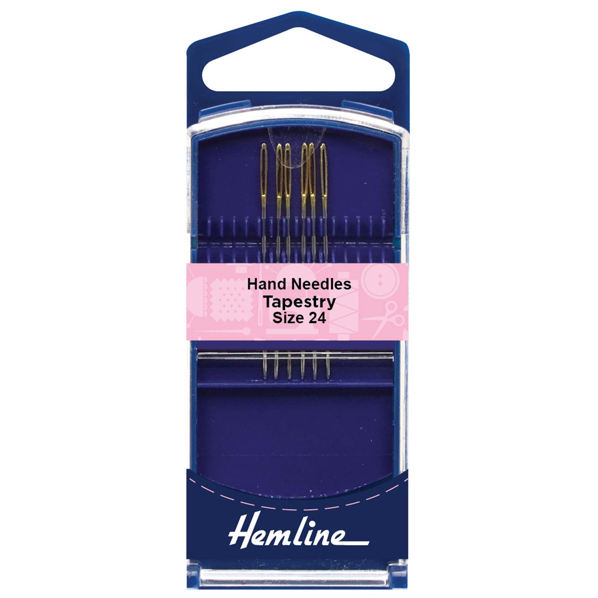 Hand Sewing Needles Gold Tip: Tapestry Size 24