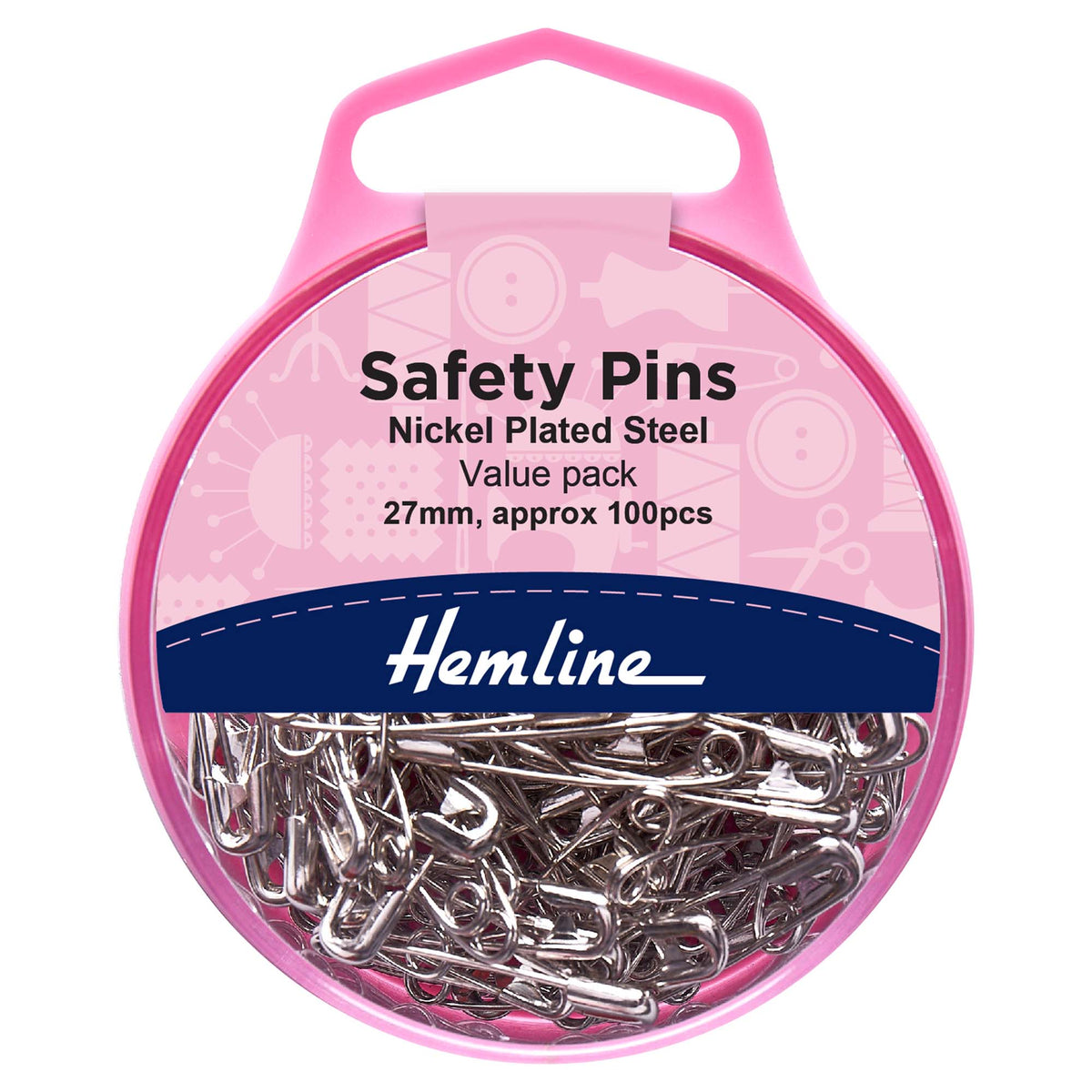 Safety Pins: Value Pack: Nickel