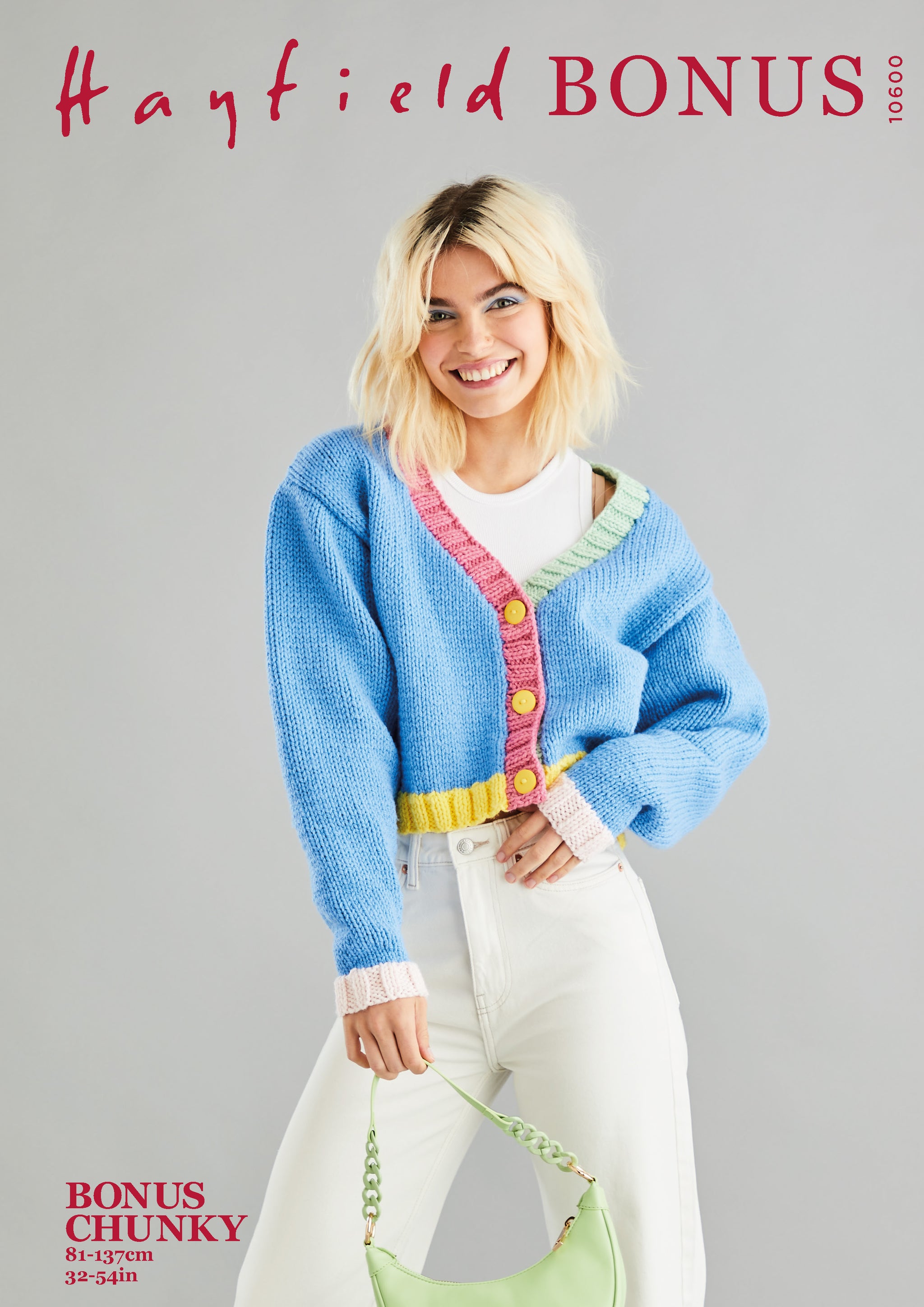 Hayfield 10600 Cardigan in Hayfield Bonus Chunky leaflet