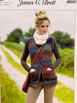 Thursday Twenty 27.08.26 Pebble Waistcoat Black and White Mix