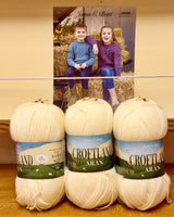 Thursday Twenty 22.10.26 Child Aran Cardigan Or Sweater Knits Up To Size 30"
