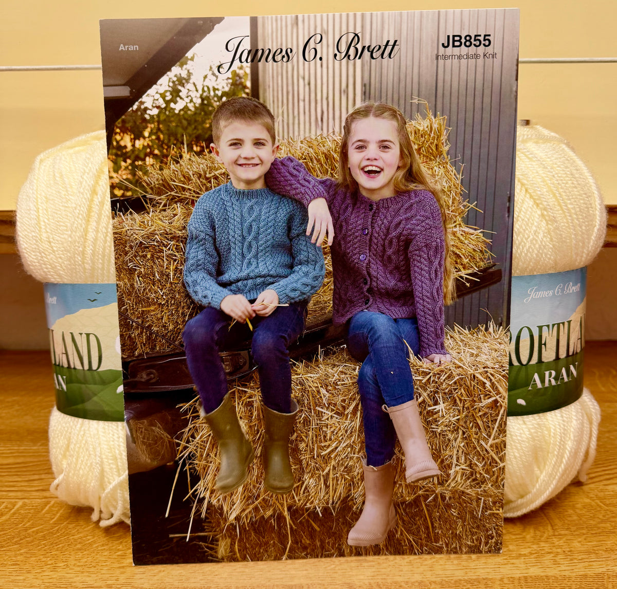 Thursday Twenty 22.10.26 Child Aran Cardigan Or Sweater Knits Up To Size 30"