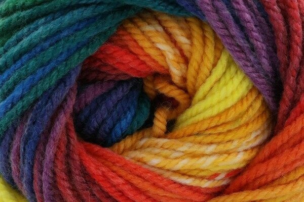 James C Brett Aurora Chunky Rich Rainbow AC07 - 100g